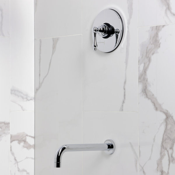 Kingston Brass Restoration SingleHandle 2Hole Wall Mount Tub And